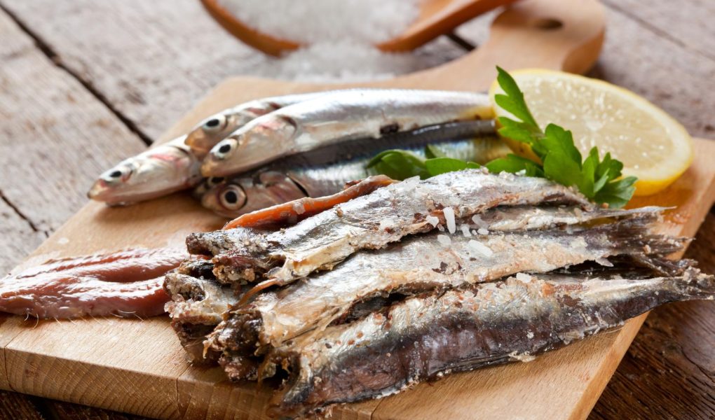 Alici marinate all'arancia