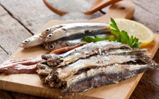 Alici marinate all'arancia