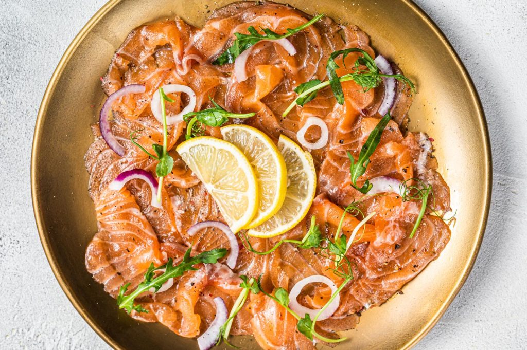 Carpaccio di salmone