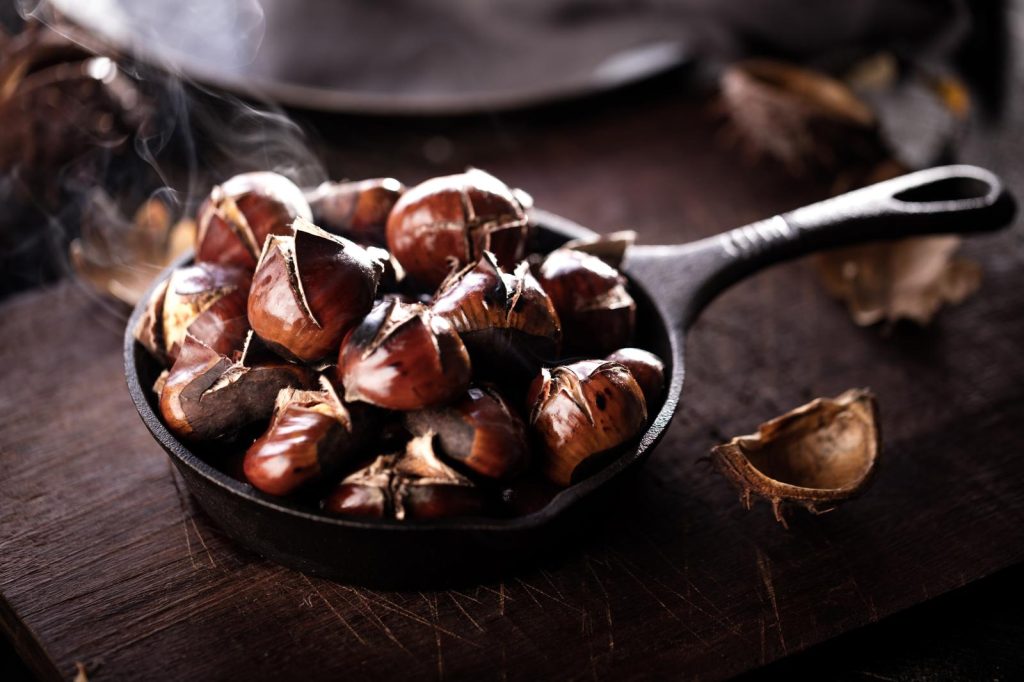 Castagne in friggitrice ad aria