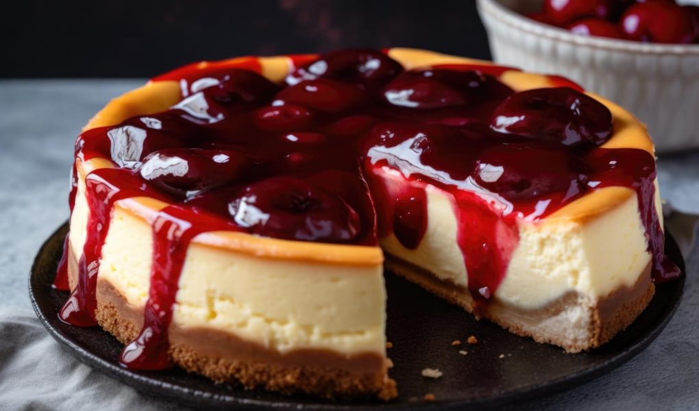 Cheesecake alle ciliegie