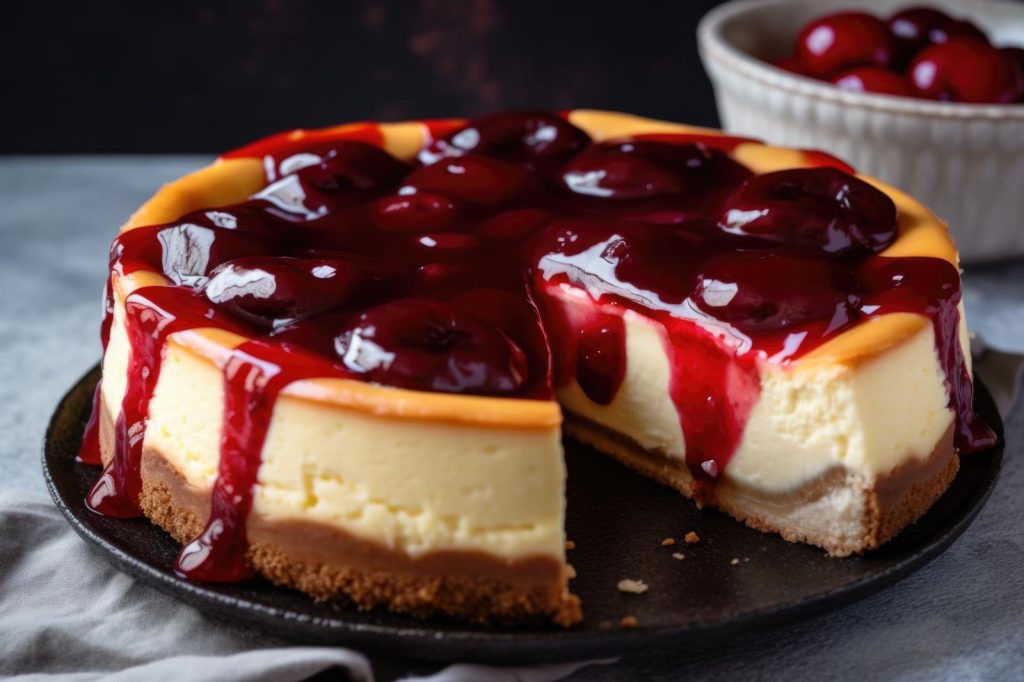 Cheesecake alle ciliegie