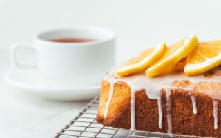 Chiffon cake all'arancia