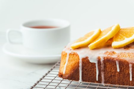 Chiffon cake all'arancia