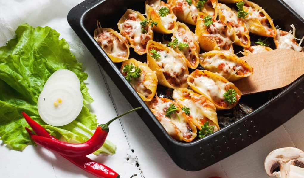 Conchiglioni ripieni al forno