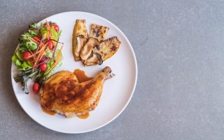 Cosce di pollo in padella