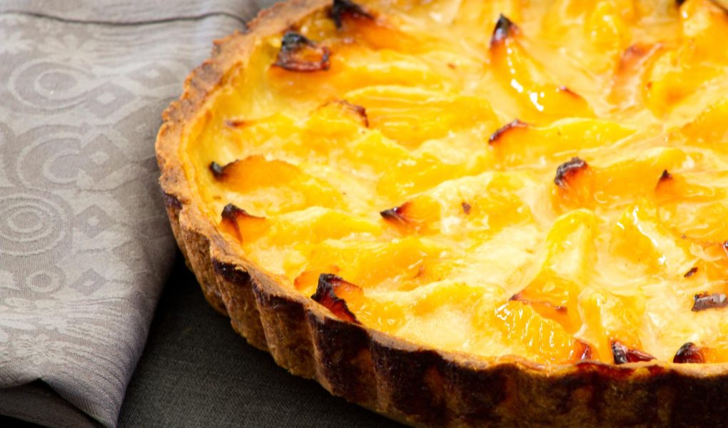 Crostata di pesche