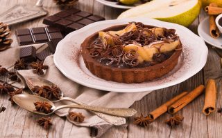 Crostata pere e cioccolato