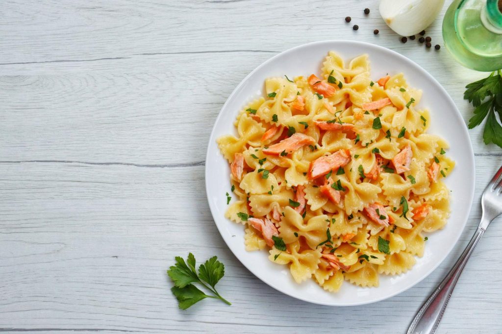 Farfalle al salmone