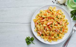 Farfalle al salmone