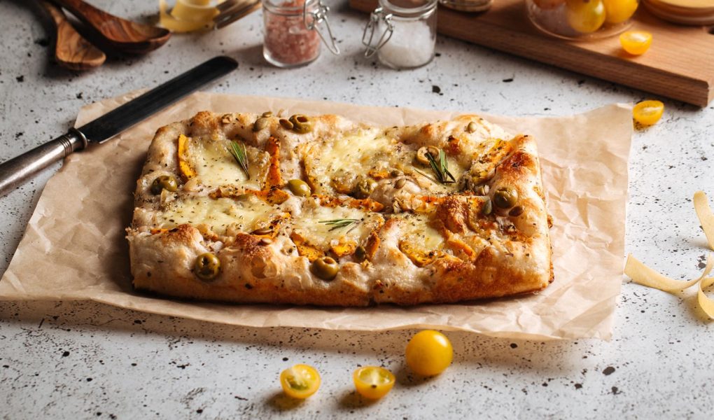 Focaccia con lievito madre
