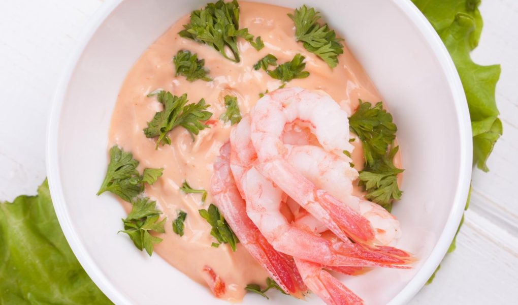 Gamberetti in salsa rosa