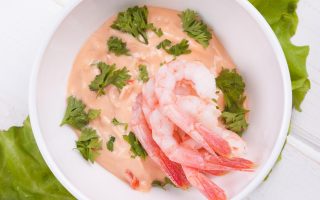 Gamberetti in salsa rosa