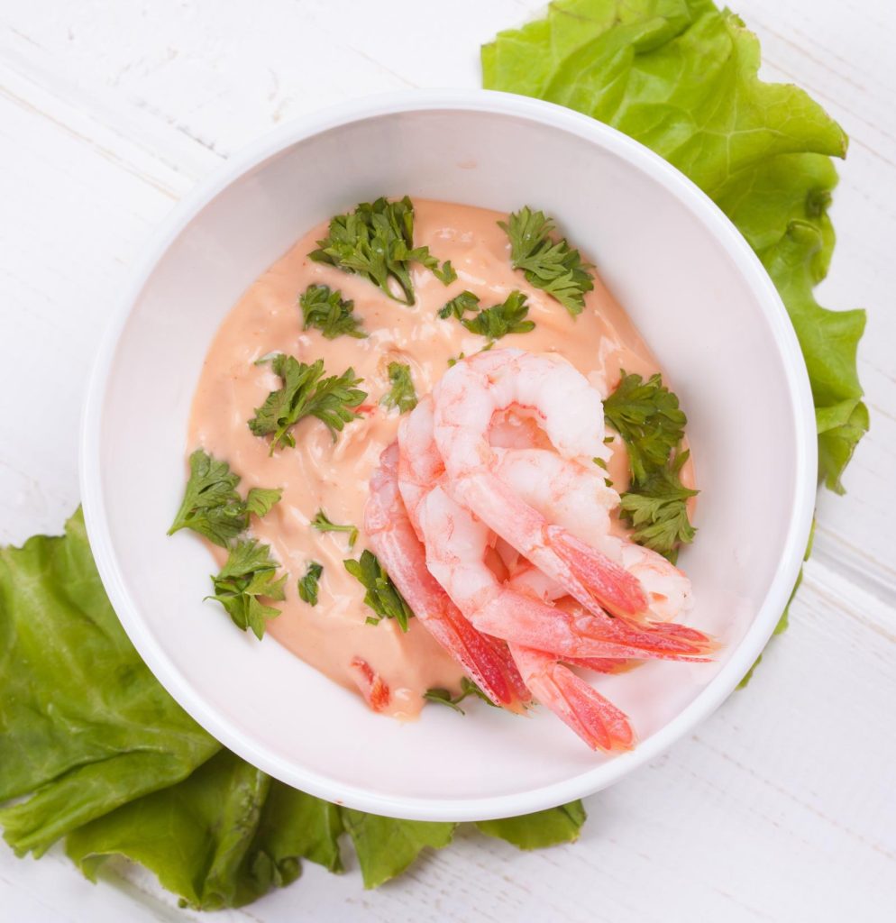 Gamberetti in salsa rosa