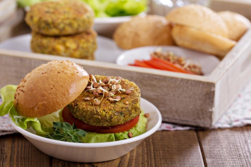 Hamburger di lenticchie