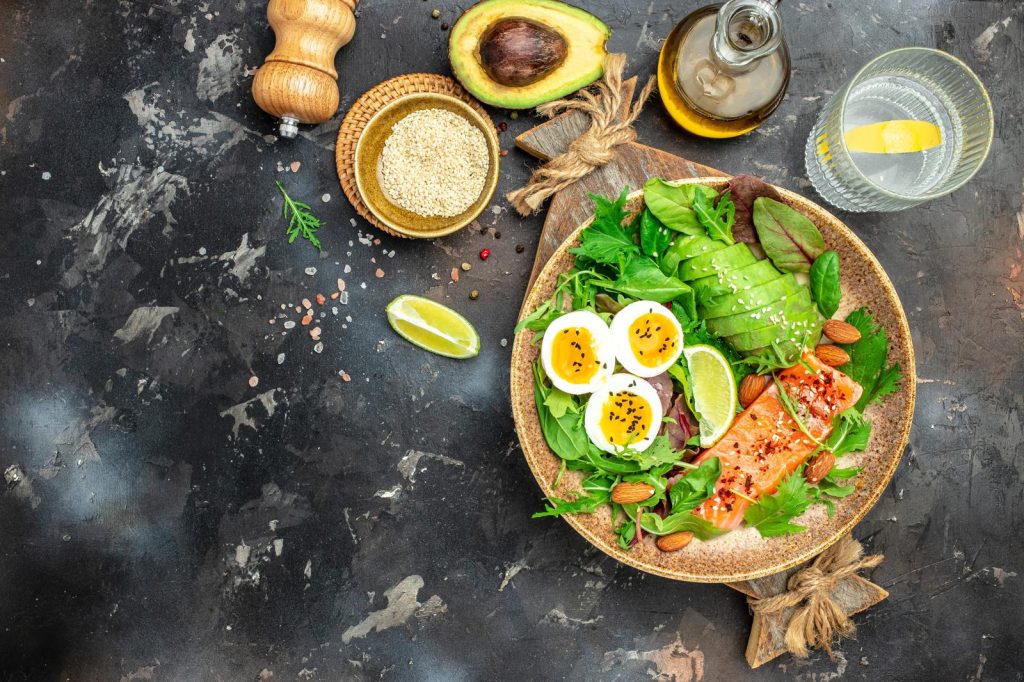 Insalata con uova sode