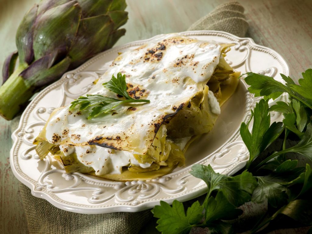 Lasagne ai carciofi