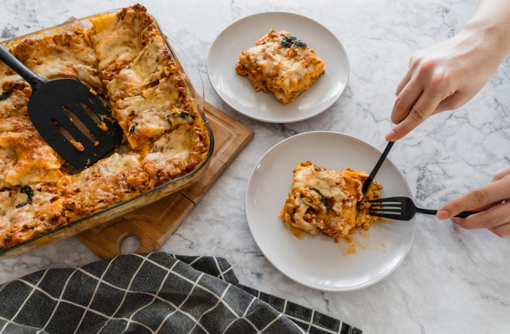 Lasagne zucca e salsiccia