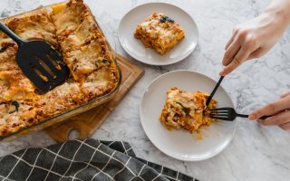Lasagne zucca e salsiccia