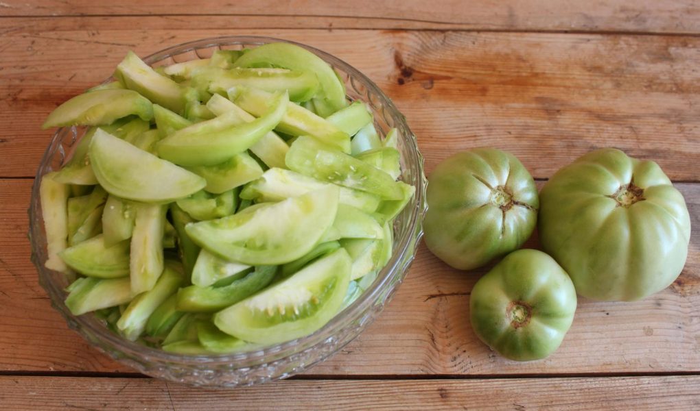 Marmellata di pomodori verdi