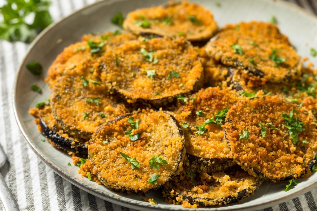 Melanzane impanate