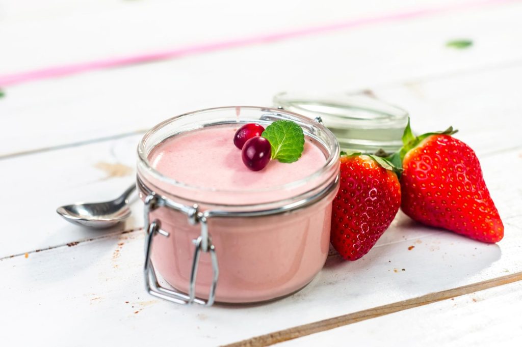 Mousse di fragole