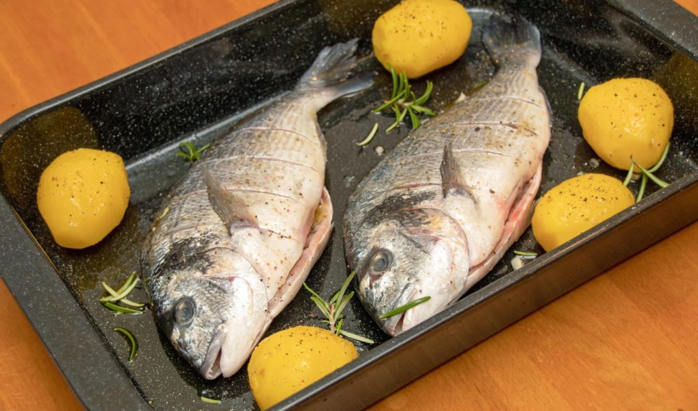 Orata al forno con patate