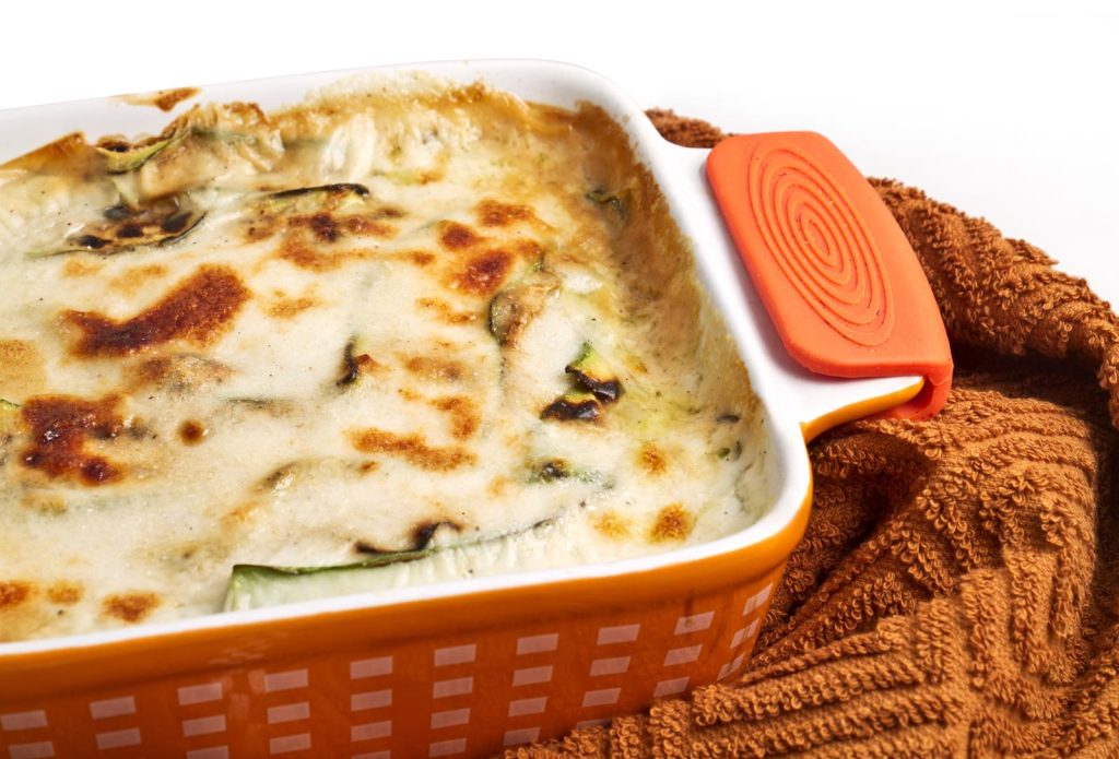 Parmigiana di zucchine bianca