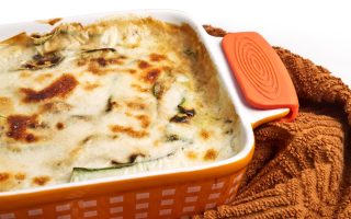 Parmigiana di zucchine bianca
