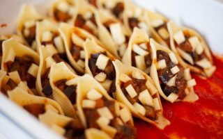 Pasta al forno con melanzane