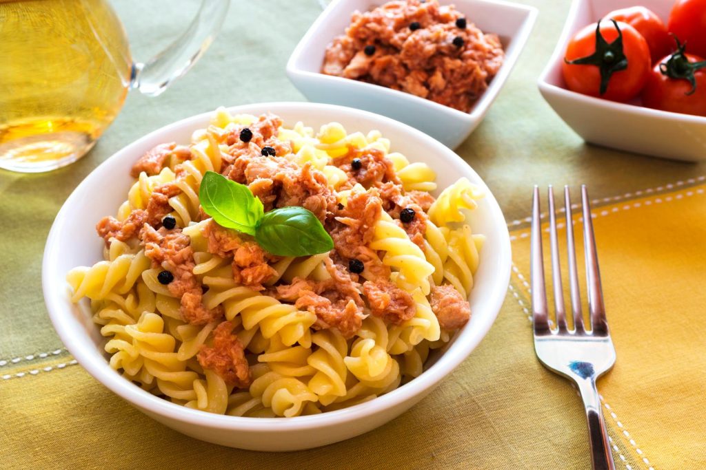 Pasta al tonno in bianco