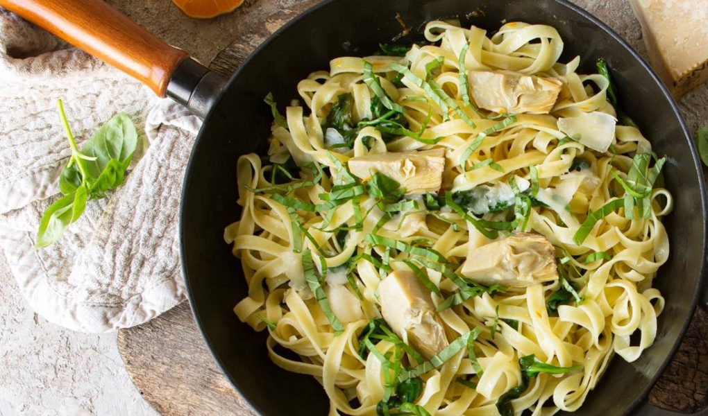 Pasta con i carciofi