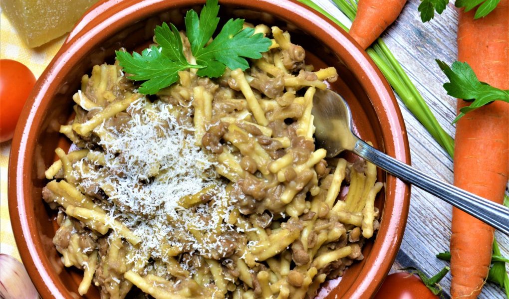 Pasta con lenticchie