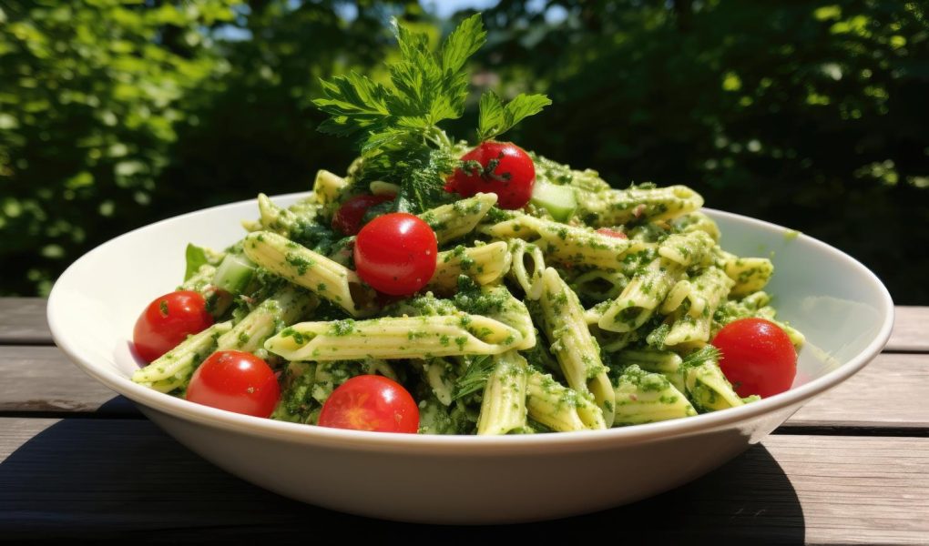 Pasta fredda al pesto