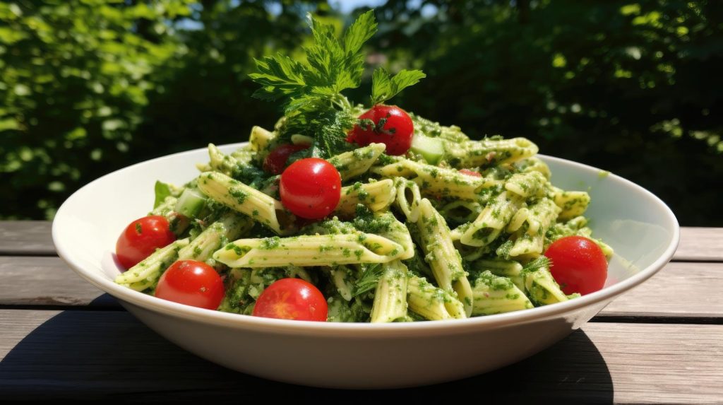 Pasta fredda al pesto
