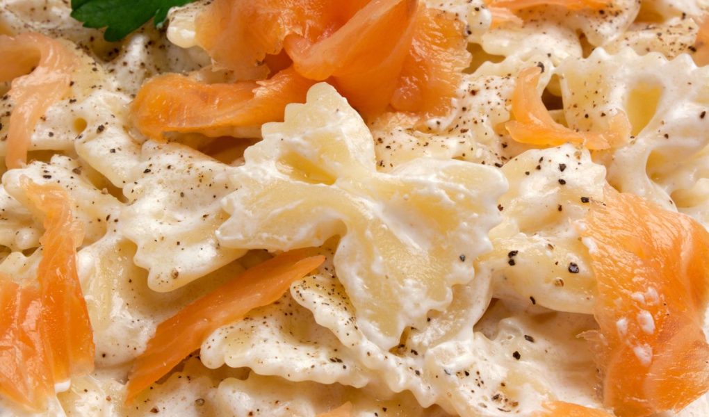 Pasta salmone e pomodorini