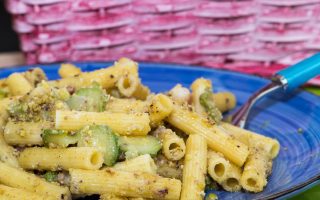 Pasta zucchine e pancetta