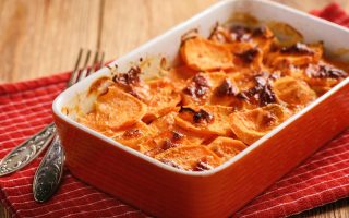 Patate dolci al forno