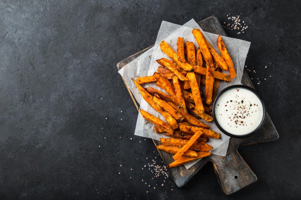 Patate dolci fritte