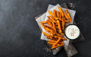 Patate dolci fritte