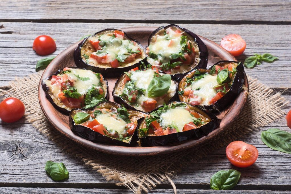 Pizzette di melanzane