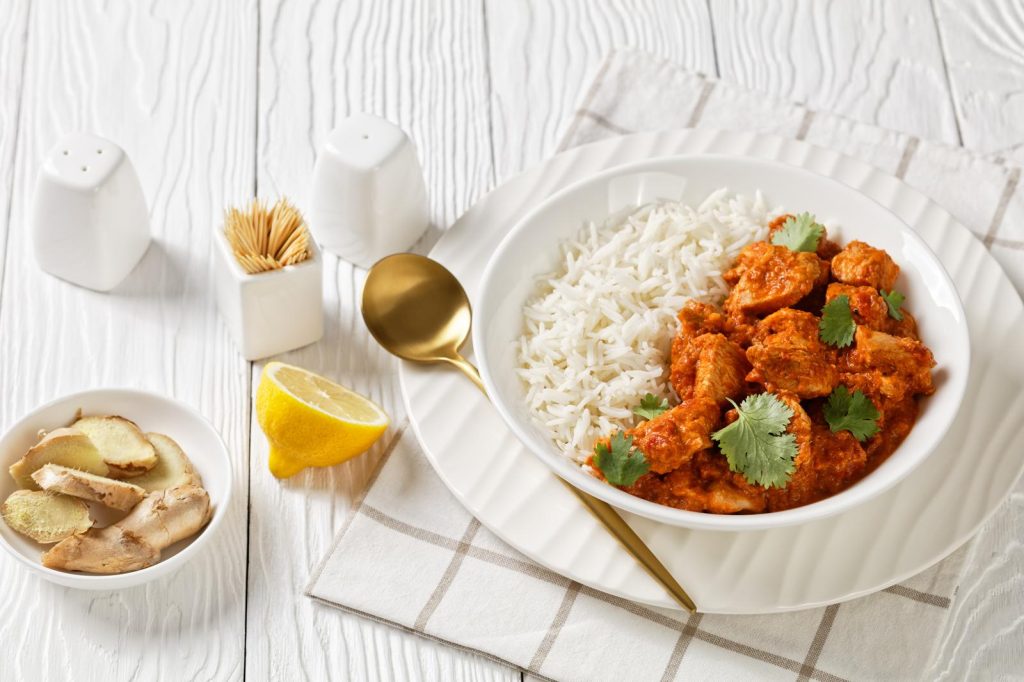Pollo al curry veloce