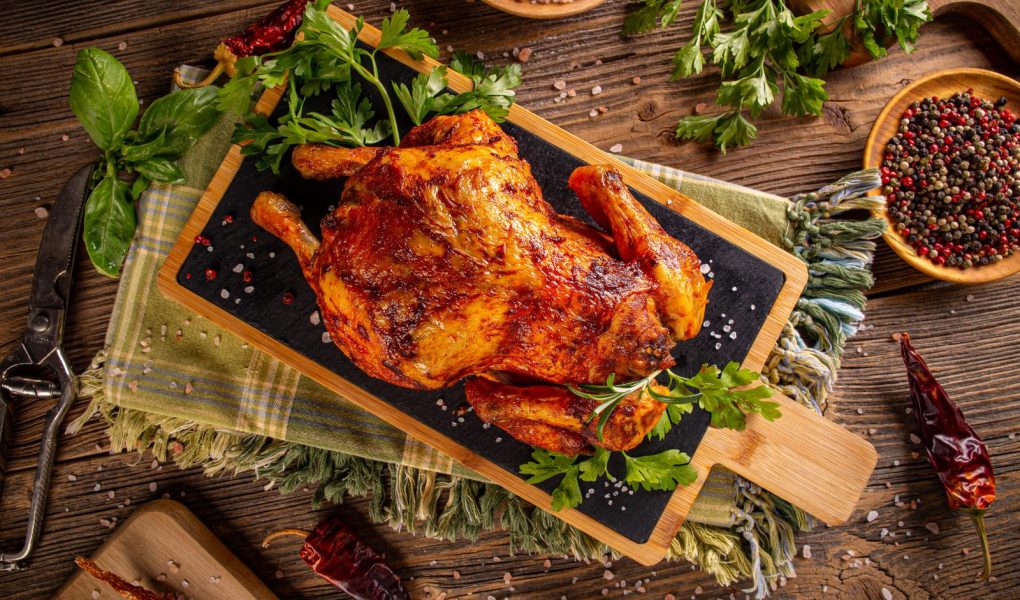 Pollo allo spiedo