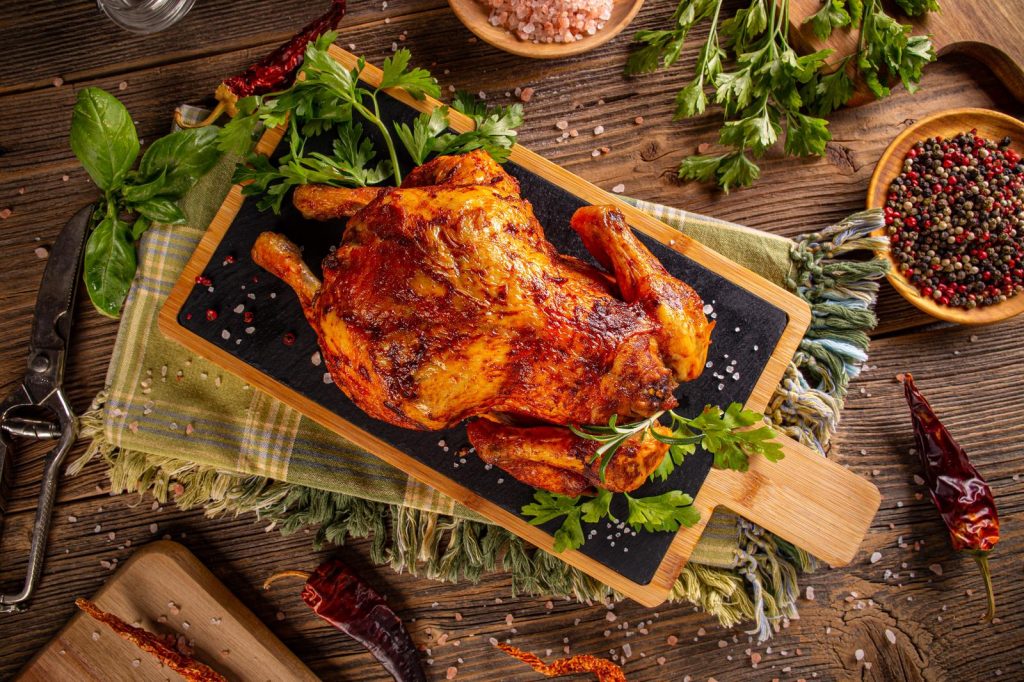 Pollo allo spiedo