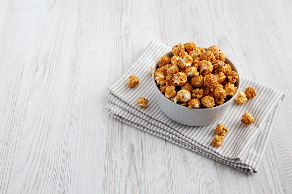 Pop corn al caramello