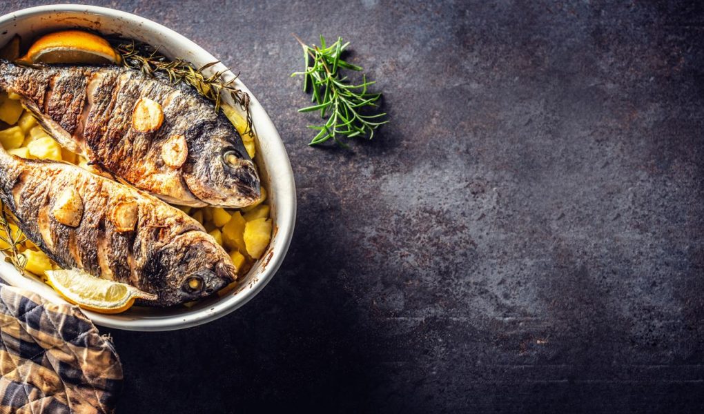 Ricciola al forno