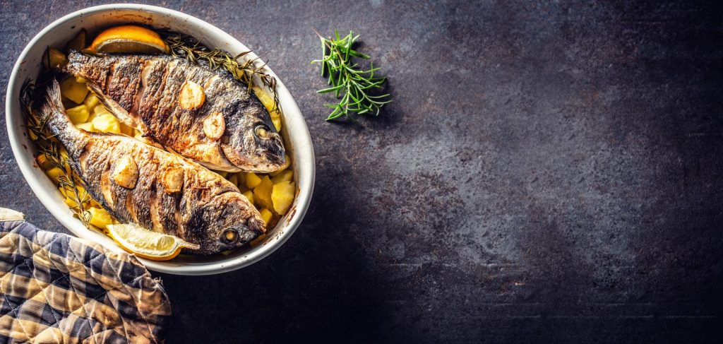 Ricciola al forno