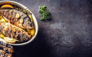 Ricciola al forno