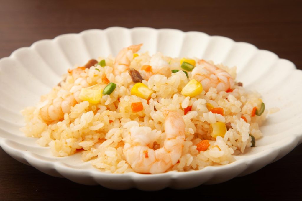 Risotto con gamberetti