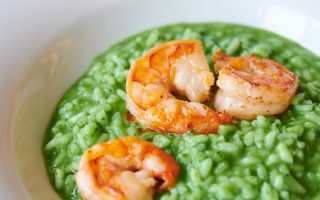 Risotto con gamberi